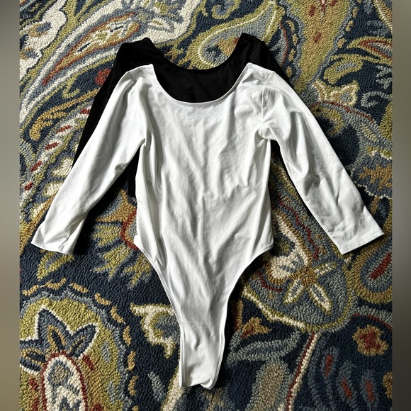 Tops - Bodysuits by Tracy Anderson 2 Pack Black and White Small